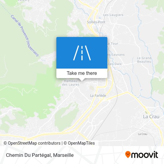 Chemin Du Partégal map