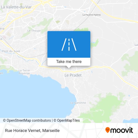 Rue Horace Vernet map