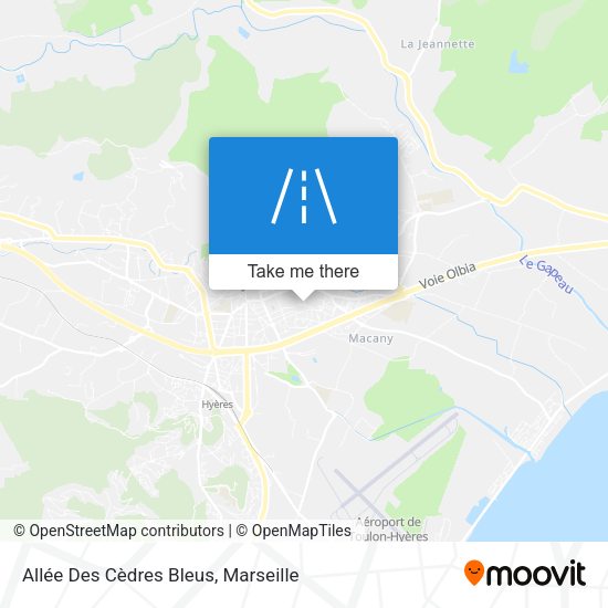 Allée Des Cèdres Bleus map