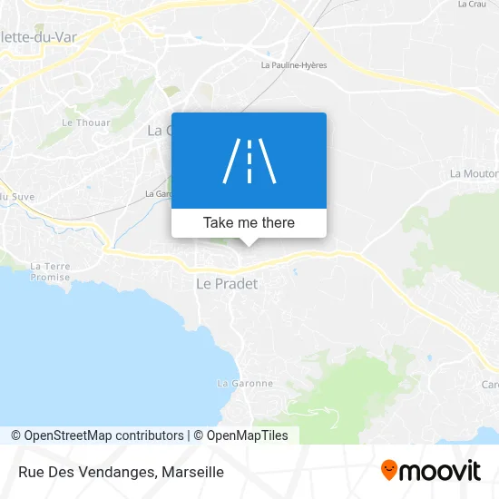 Rue Des Vendanges map