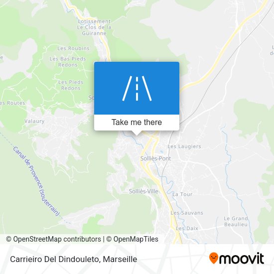 Carrieiro Del Dindouleto map