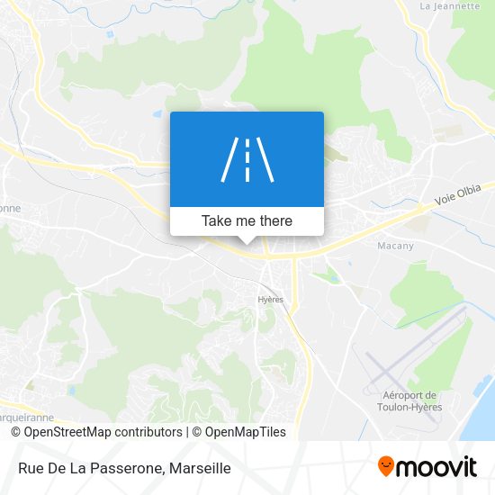 Rue De La Passerone map