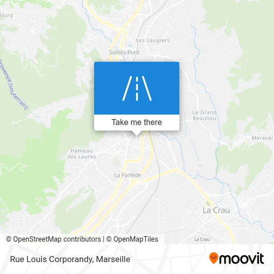 Rue Louis Corporandy map