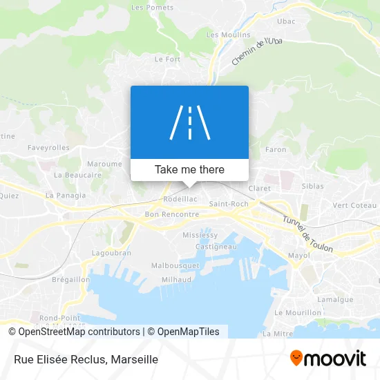 Rue Elisée Reclus map