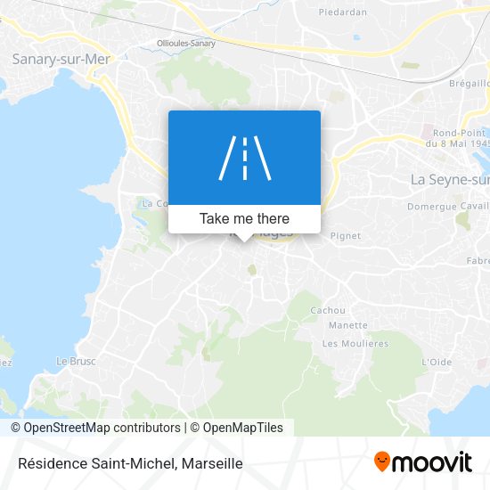 Résidence Saint-Michel map