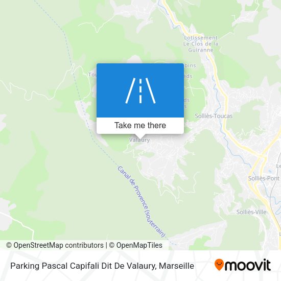 Parking Pascal Capifali Dit De Valaury map