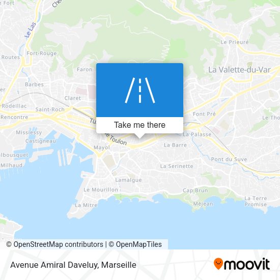 Avenue Amiral Daveluy map