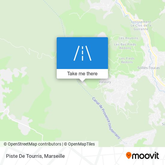 Piste De Tourris map