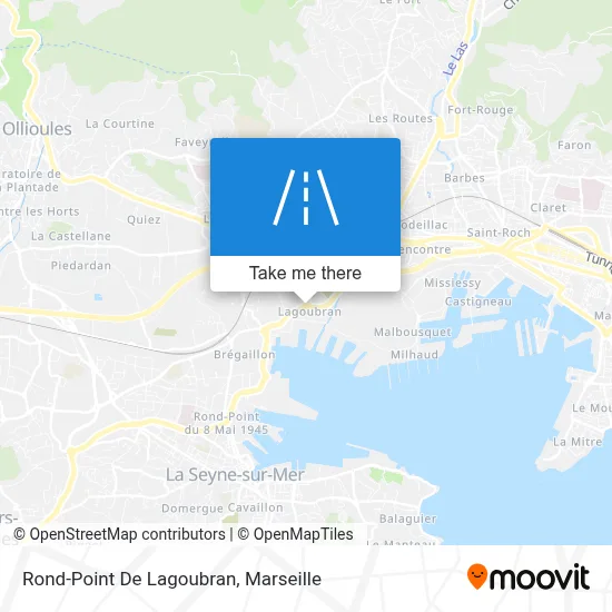 Rond-Point De Lagoubran map