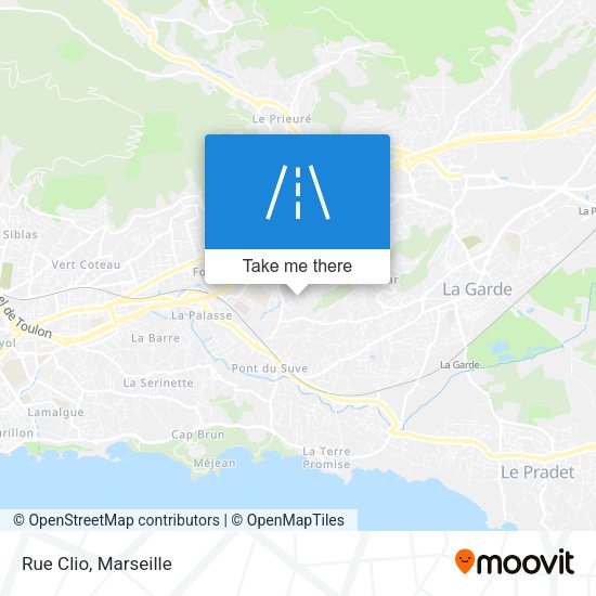 Rue Clio map