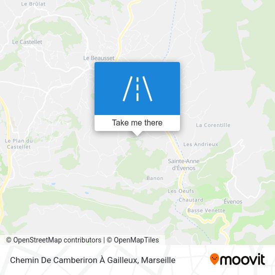 Chemin De Camberiron À Gailleux map