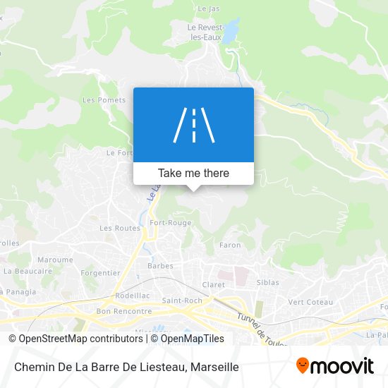 Chemin De La Barre De Liesteau map