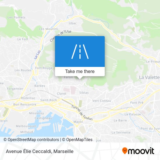 Avenue Élie Ceccaldi map