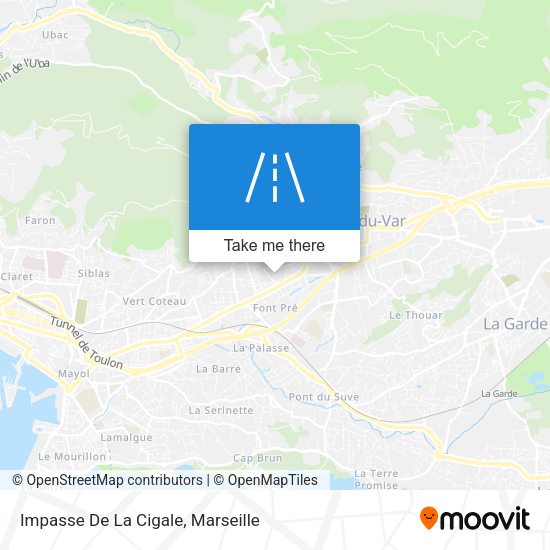 Impasse De La Cigale map