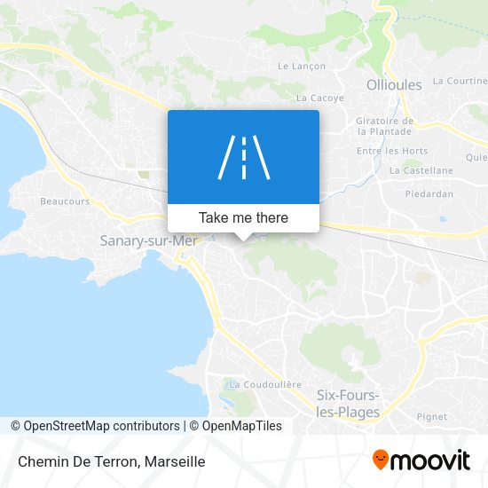 Chemin De Terron map