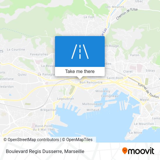 Boulevard Regis Dusserre map