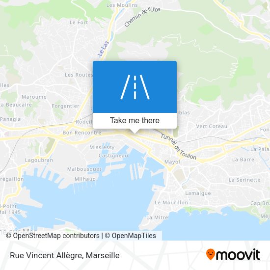Rue Vincent Allègre map