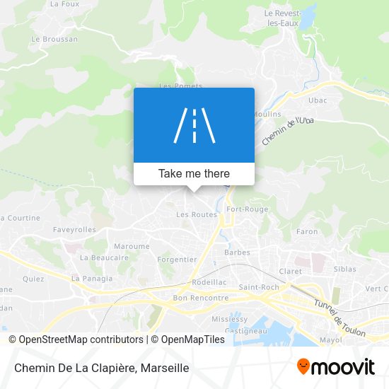 Chemin De La Clapière map