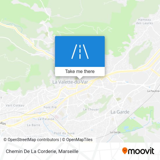 Chemin De La Corderie map