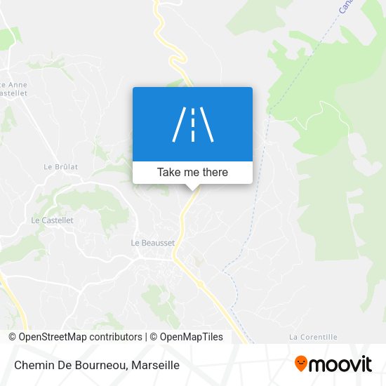 Chemin De Bourneou map