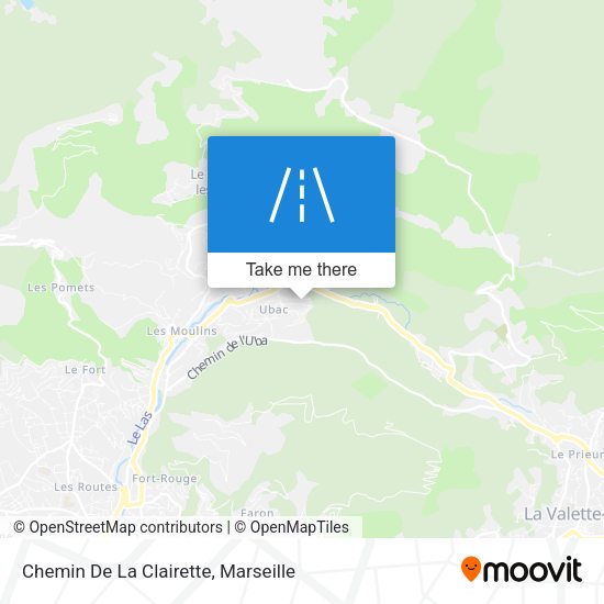 Chemin De La Clairette map