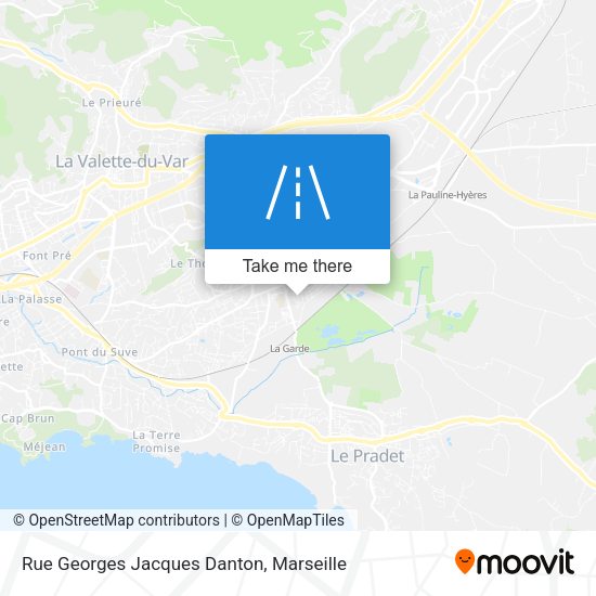 Rue Georges Jacques Danton map