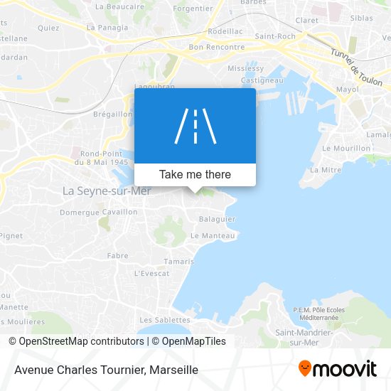 Avenue Charles Tournier map