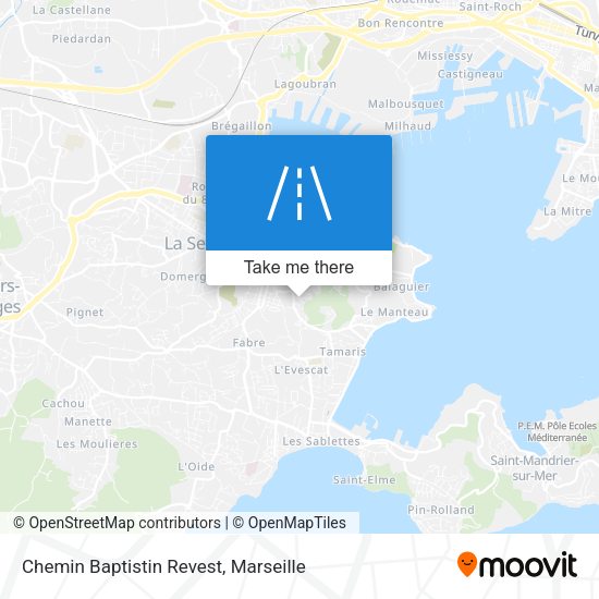 Chemin Baptistin Revest map