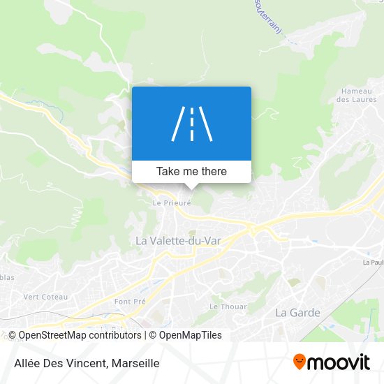 Allée Des Vincent map