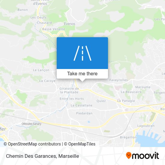 Chemin Des Garances map