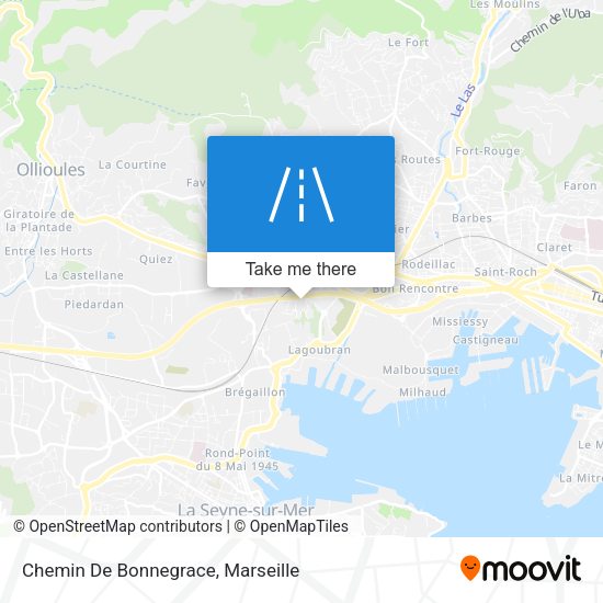 Chemin De Bonnegrace map