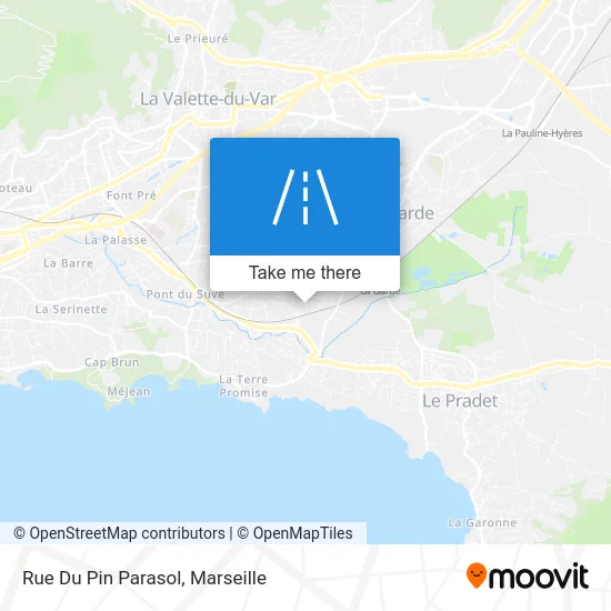 Rue Du Pin Parasol map