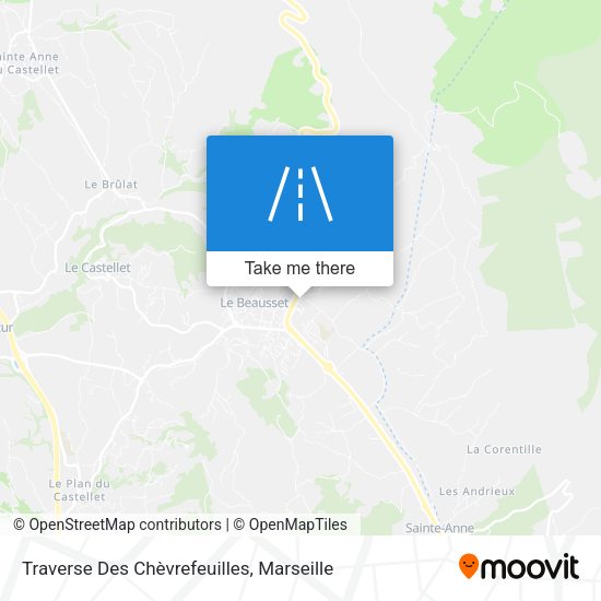 Traverse Des Chèvrefeuilles map