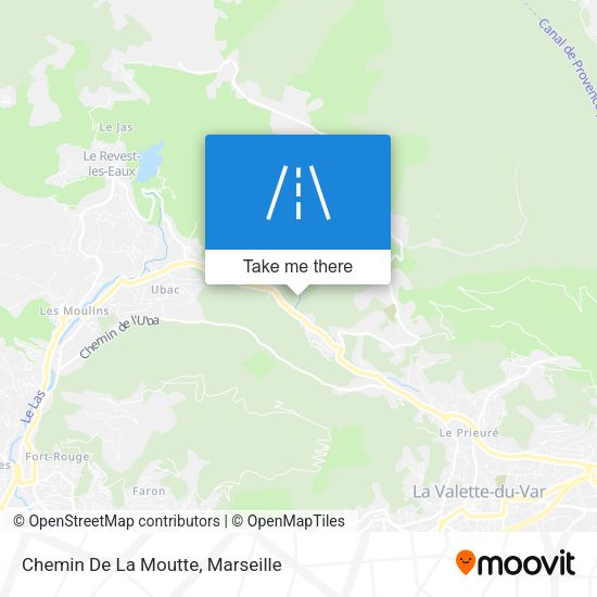 Chemin De La Moutte map