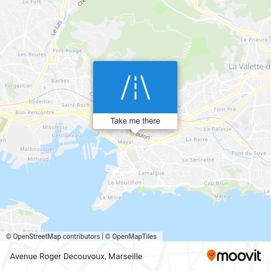 Avenue Roger Decouvoux map