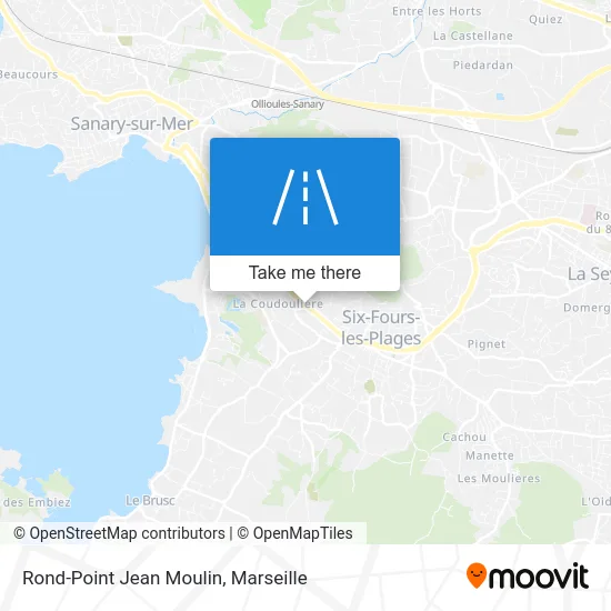 Rond-Point Jean Moulin map
