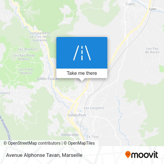 Avenue Alphonse Tavan map