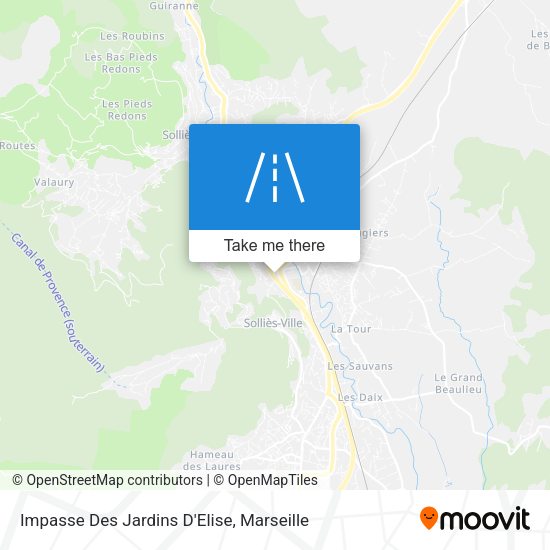 Impasse Des Jardins D'Elise map