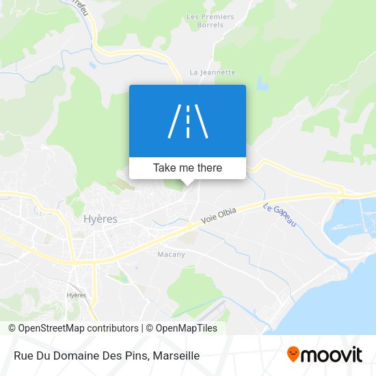 Rue Du Domaine Des Pins map