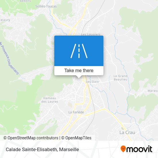 Calade Sainte-Elisabeth map