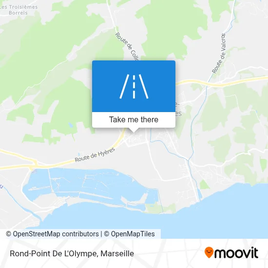 Rond-Point De L'Olympe map