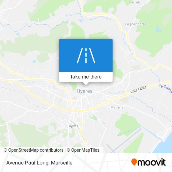 Avenue Paul Long map