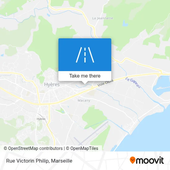 Rue Victorin Philip map