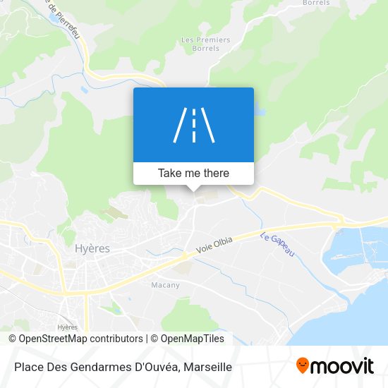 Place Des Gendarmes D'Ouvéa map