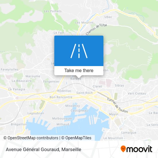 Avenue Général Gouraud map