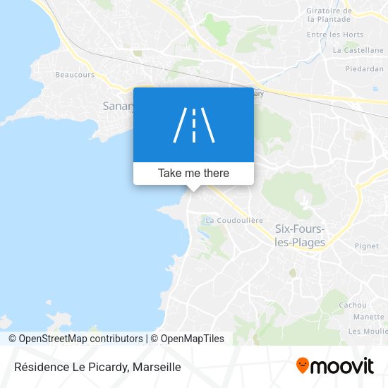 Résidence Le Picardy map