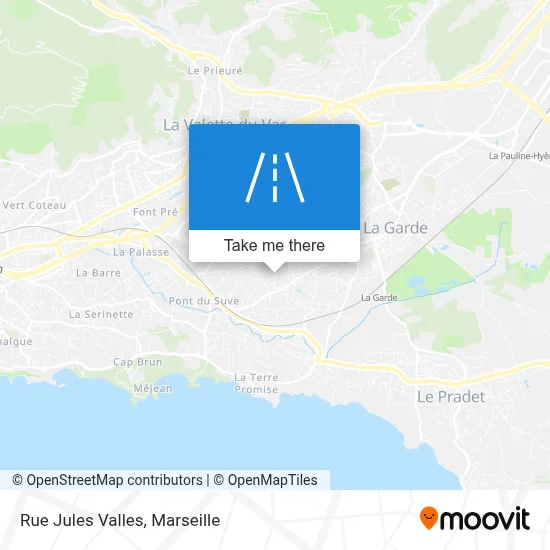Rue Jules Valles map