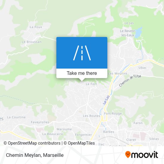 Chemin Meylan map