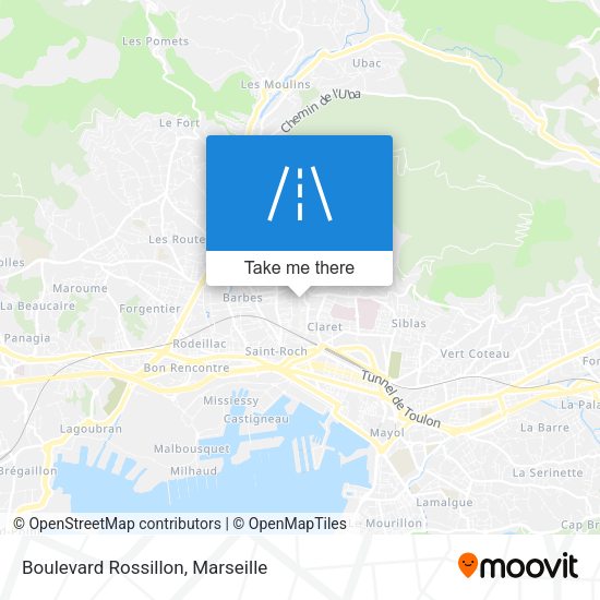 Boulevard Rossillon map