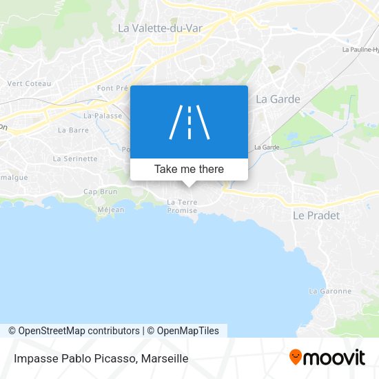 Impasse Pablo Picasso map